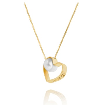 Colier Supreme din Aur 14k - Te iubesc - Img 1