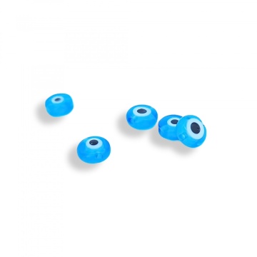 Cristal din sticla 4mm plat - ochi de deochi - ochi turcesc - pret / bucata - Img 2