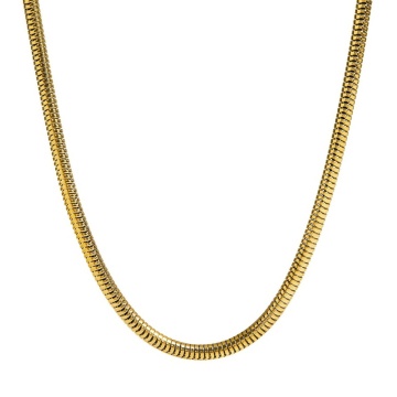 Lant Madona din Inox placat cu AUR 18K