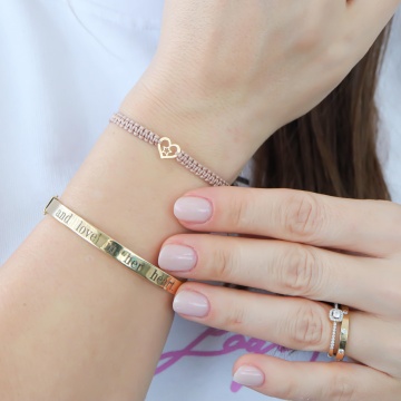 Brățară Inimioară Star Clasic Collection din aur 14K - Img 3