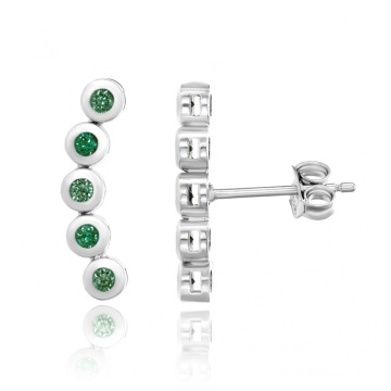 Cercei Glitter din argint 925 2.02g - Img 1