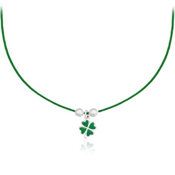 Choker pentru copii - Trifoi din Argint 925