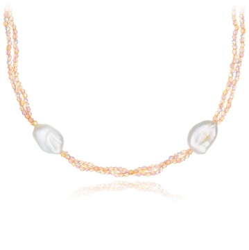 Colier Baroque Glow cu Perle de Cultura și AUR 14K - Img 1