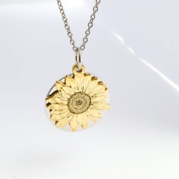 Colier Sunshine din argint 925 personalizabil - Img 3