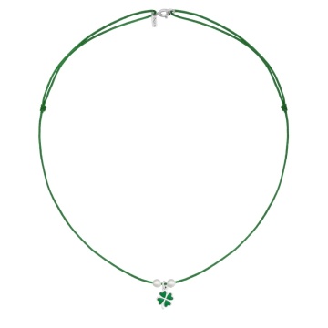 Choker pentru copii - Trifoi din Argint 925 - Img 2