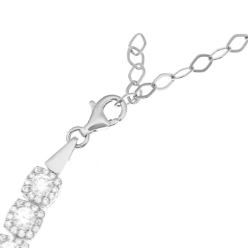 Colier Angel Cubic Collection din argint 925 cu cristale - Img 2