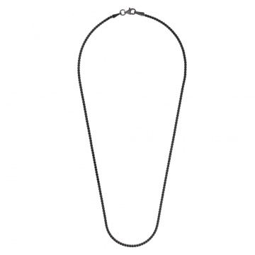 Colier din argint 925 6g - Tennis Pure Black - Img 3