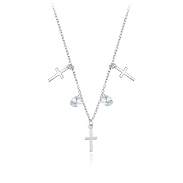 Colier din argint 925 cu cristale Eternal Light