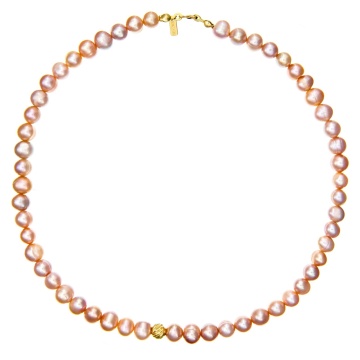 Colier Rose Pearls cu Perle de Cultura și AUR 14K - Img 2
