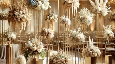Suporturi Elegante pentru Aranjamente Florale – Soluția Perfectă pentru Evenimente de Lux