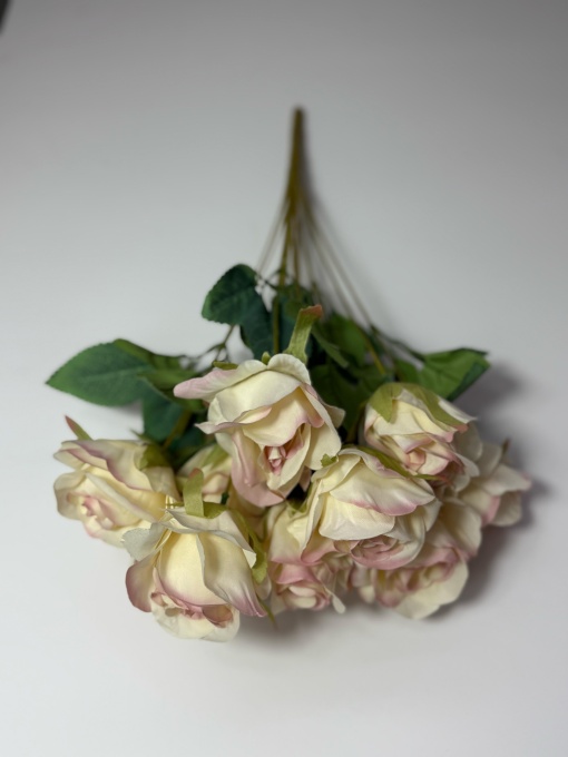 Buchet trandafiri roz pal 83093-1/CREAM -PINK