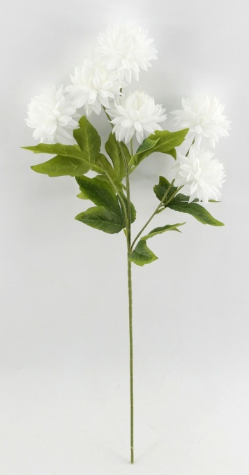 Mini-dalie alba la fir cu 6 capete 83030