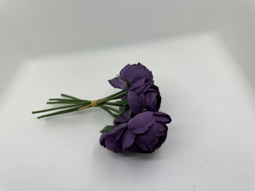 Ranunculus 10 fire (6 culori) * 5cm - Mov