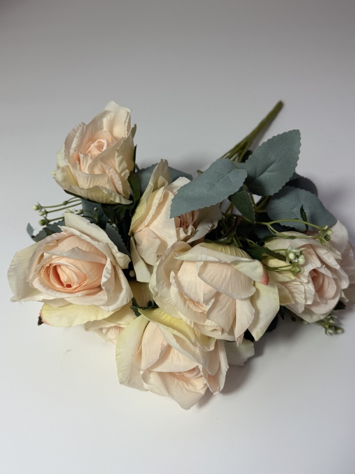 Trandafiri A1 lila/somon/alb * 9capete*8cm - Somon