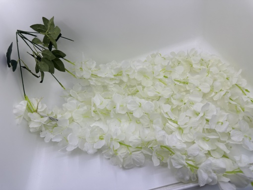 Ghirlanda artificiala alba cu 5 brate WL * 70cm