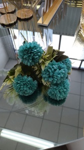 Buchet mini-garofite - bleu