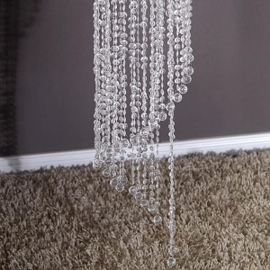 Candelabru cu cristale din plastic - Img 2