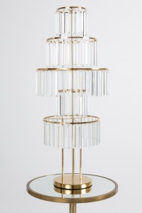 Candelabru cu cristale