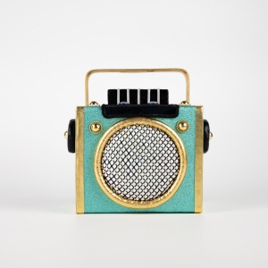 Casetofon verde disco
