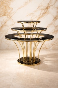 Masa Gold cu 3 nivele 120cm