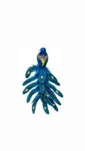 Pauni 30cm - ALBASTRU