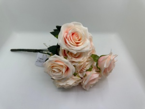 Trandafir sorin cu 9 capete * 10cm - roz somoniu