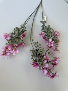 Buchet artificial cu floricele roz