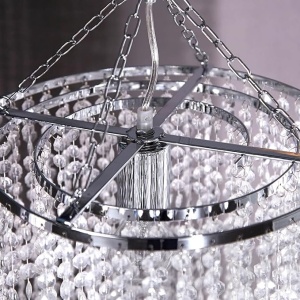 Candelabru cu cristale din plastic - Img 2