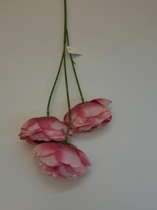 Flori artificiale - Bujori roz siclam