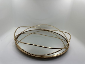 Tava rotunda oglinda, mica