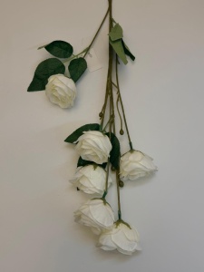 Flori artificiale - Pastel alb