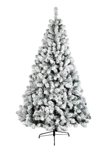 Brad DELUXE cu zapada si lumini - 920 leduri - 300cm - suport inclus