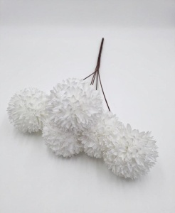 Buchet flori artificiale de ceapa albe