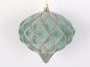 Glob conic verde menta catifea