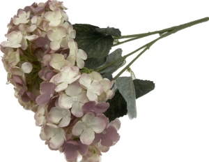 Buchet hortensie marunta cu 5 capete - Ciocolatiu deschis