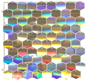 Panou paiete hexagonale Mix Color