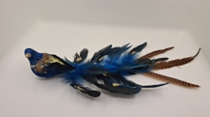 Pauni 30cm - ALBASTRU