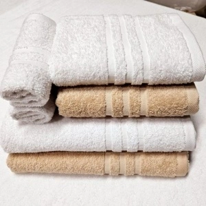 Prosoape ROMA Family pack, 6 piese, alb si bej