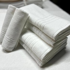 Set 6 prosoape de baie bumbac alb