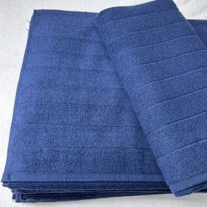 Prosop bumbac Duo bleumarin