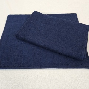 2 prosoape bumbac bleumarin