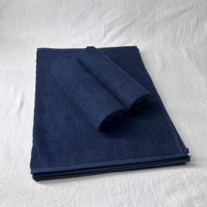 Prosoape bumbac model Duo, 45x70, 480g/mp, bleumarin