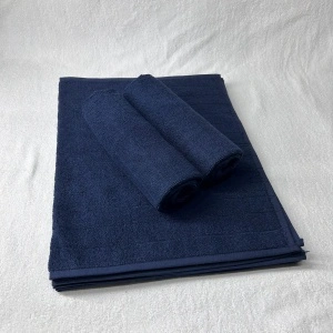 Prosoape bumbac model Duo, 45x70, 480g/mp, bleumarin