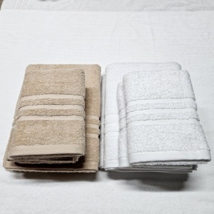 Prosoape de fata 50x90 - 2 buc, model ROMA, bumbac, 450g/mp