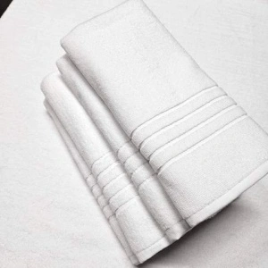 Set de 4 prosoape de baie din bumbac albe