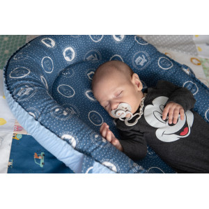 Cadou Bebeluși: Baby Nest bleu ursuleți