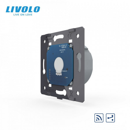 Modul pentru intrerupator tactil simplu cap-scara/cap-cruce radio din sticla seria C7