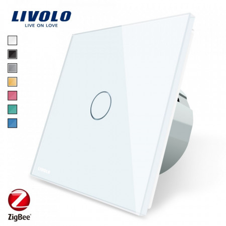 Intrerupator tactil simplu SMART ZigBee seria C7