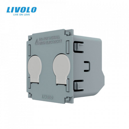 Modul intrerupator tactil (touch) dublu seria C7 model NOU