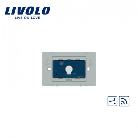 Modul pentru intrerupator tactil simplu cap-scara/cap-cruce radio din sticla seria C9